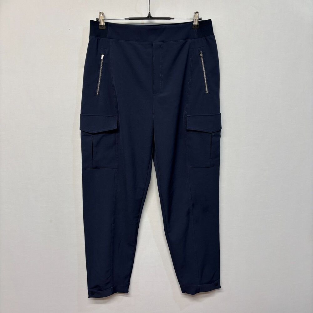 Athleta Endless High-Rise Cargo Pants Navy Size 14 Navy Blue Sp23 D025 -8